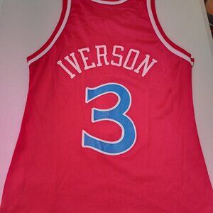 Champion Allen Iverson Philadelphia 76ers NBA Basketball Jersey Adult Medium 40